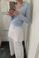 LAYERED SHEER COLLAR TOP–COLORS 2310