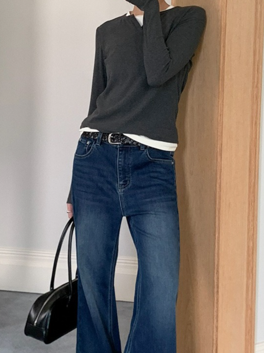 フェイクツーピーススキッパーTシャツ 2199