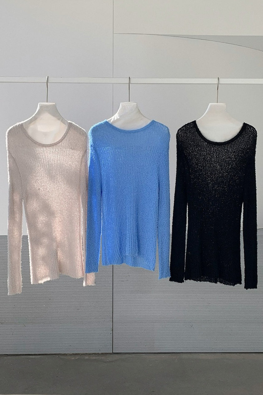 LOOSE ROUND NECK KNIT 2319
