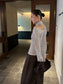 ASYM SHEER TIE TOP 2487