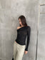 ONE-SHOULDER SHEER TOP 2467