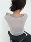 LAYERED SHEER COLLAR TOP 2124