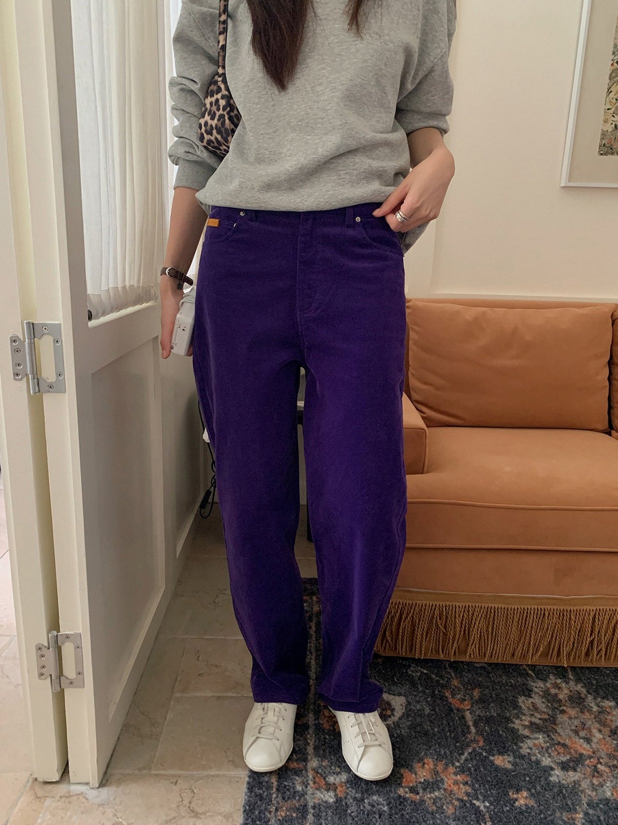 CORDUROY RETRO PANTS 2492