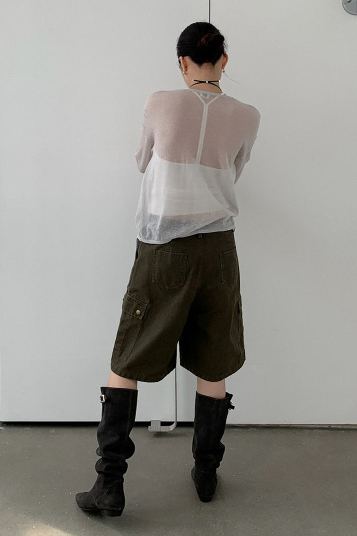 SEE THROUGH SUMMER KNIT 2298