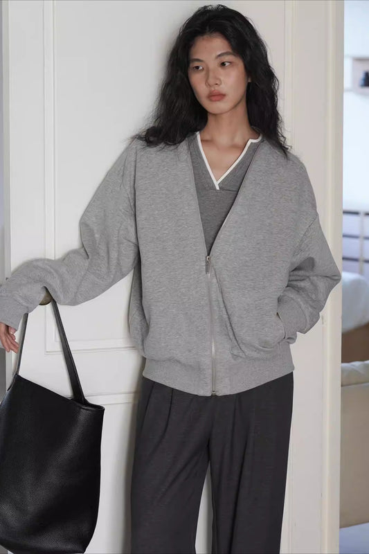 ディープVネックブルゾン 2287