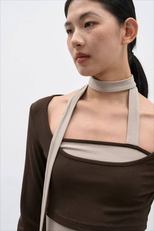 ニュアンスレイヤータイトップス 2289