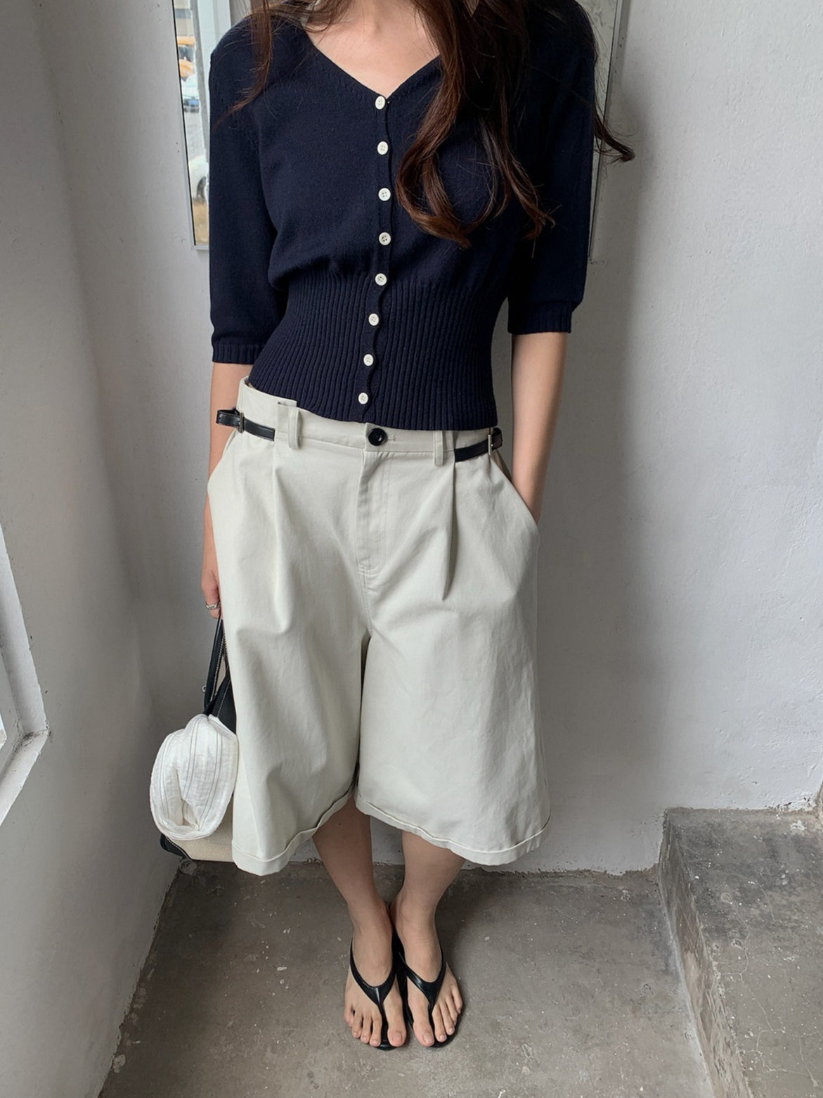 HIGH-WAIST CARDIGAN 2455