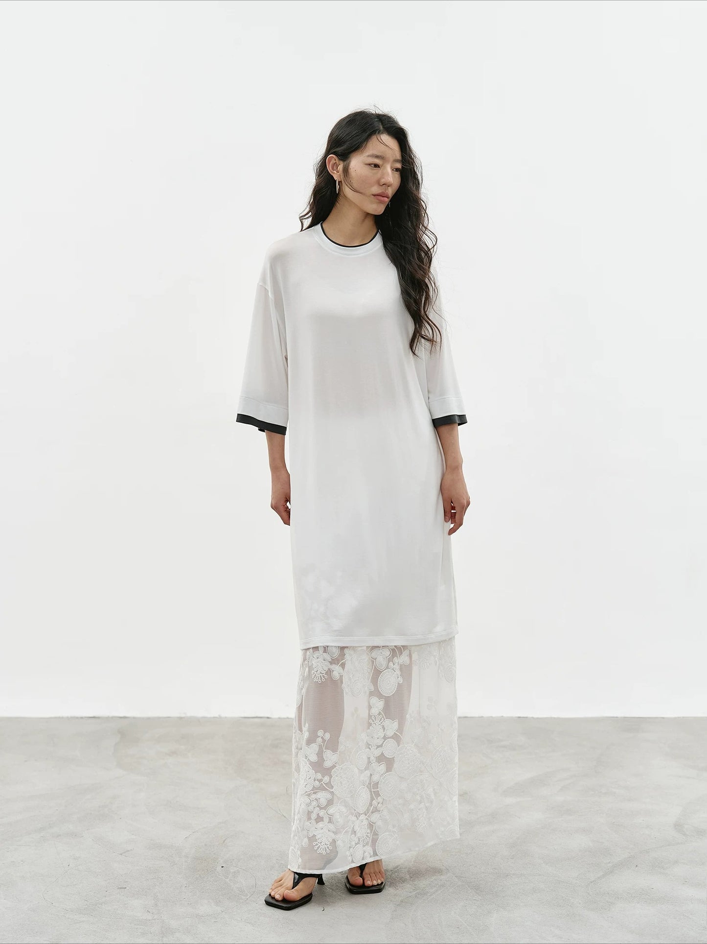 ニュアンスロングTシャツ2359