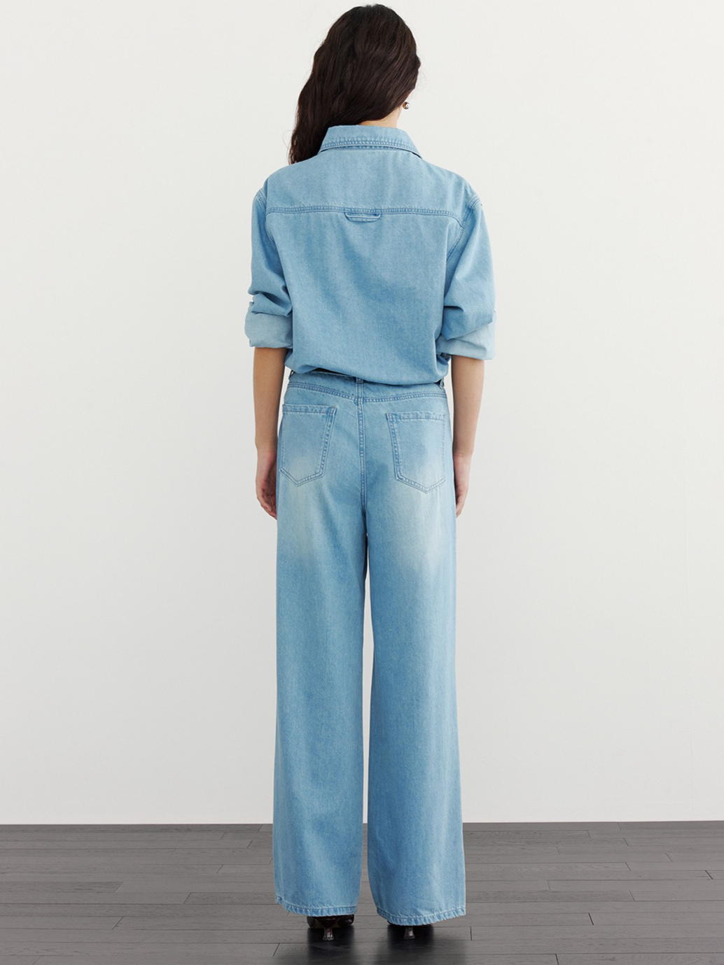 BASIC FIT DENIM SHIRT 2133