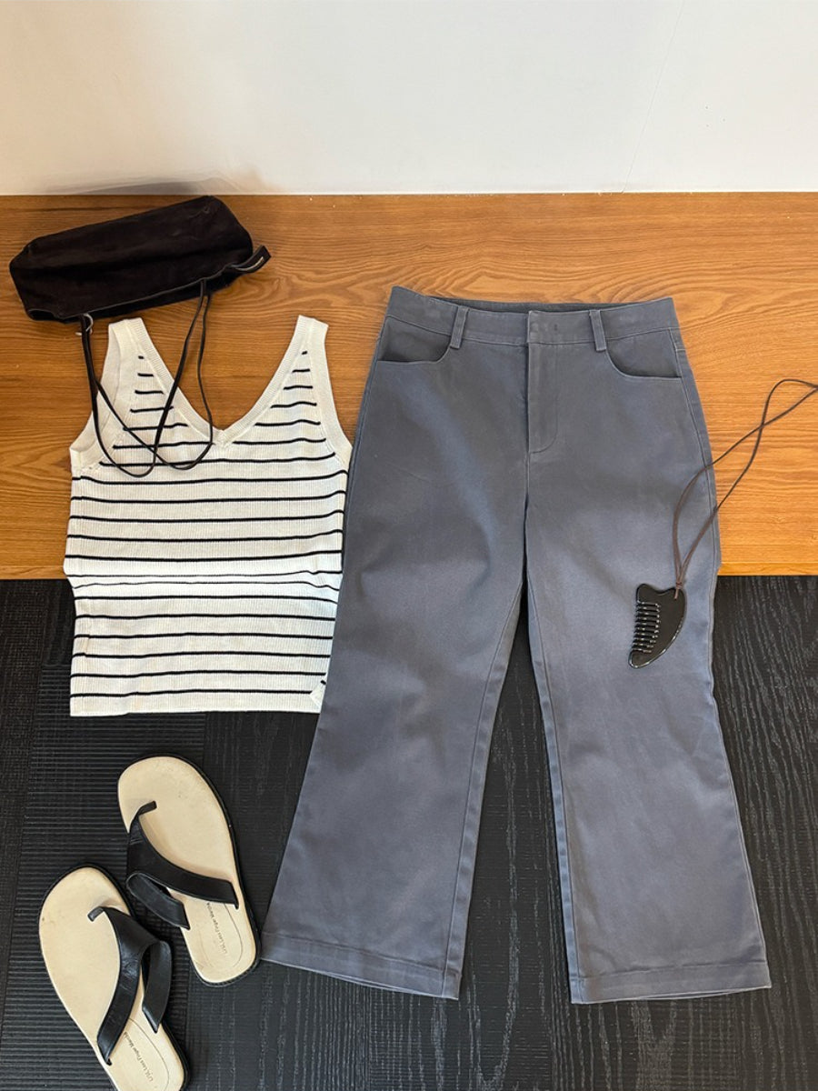 CROPPED FLARE PANTS 2471