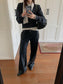 PU LEATHER PANTS 2491