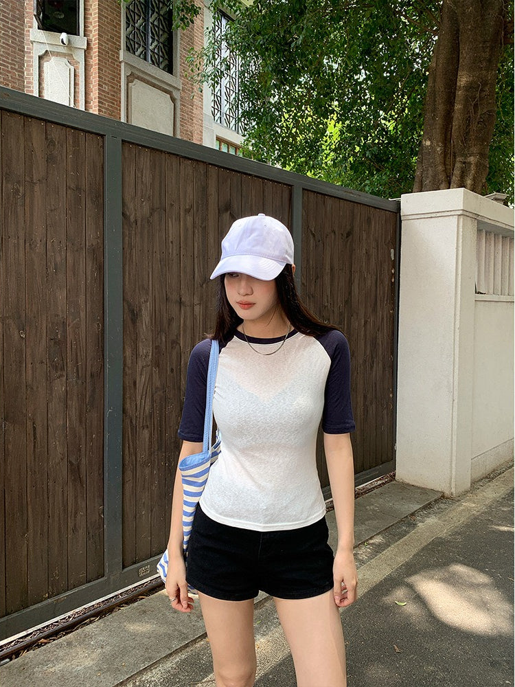 SHEER RAGLAN COMPACT TOP 2482