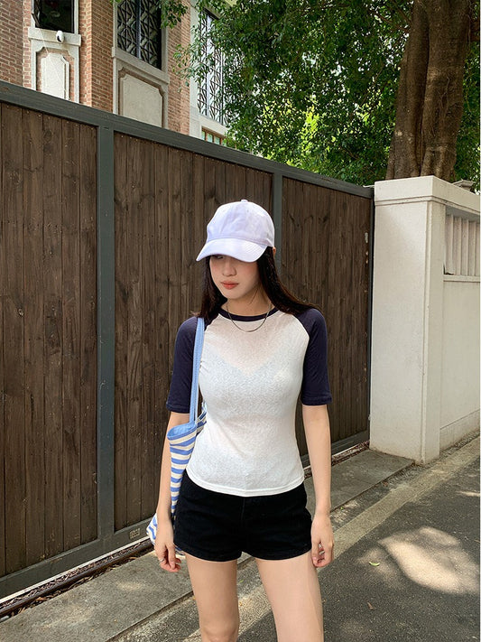 SHEER RAGLAN COMPACT TOP 2482