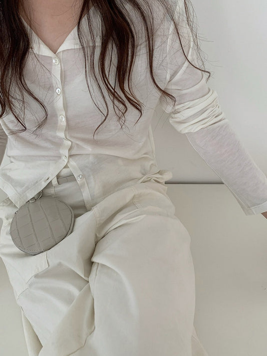 ベーシックニットカーディガン 2337