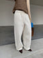 PRESSED WOOL PANTS 2520