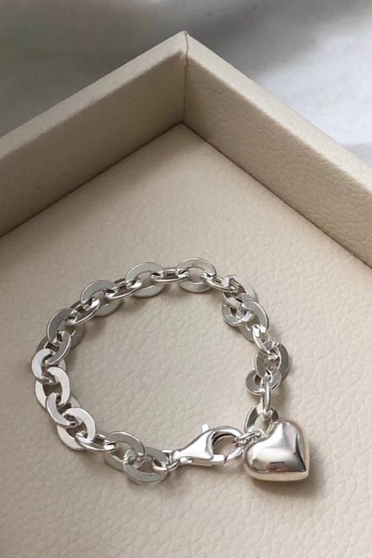 ハートチャームチェーンブレス 2286