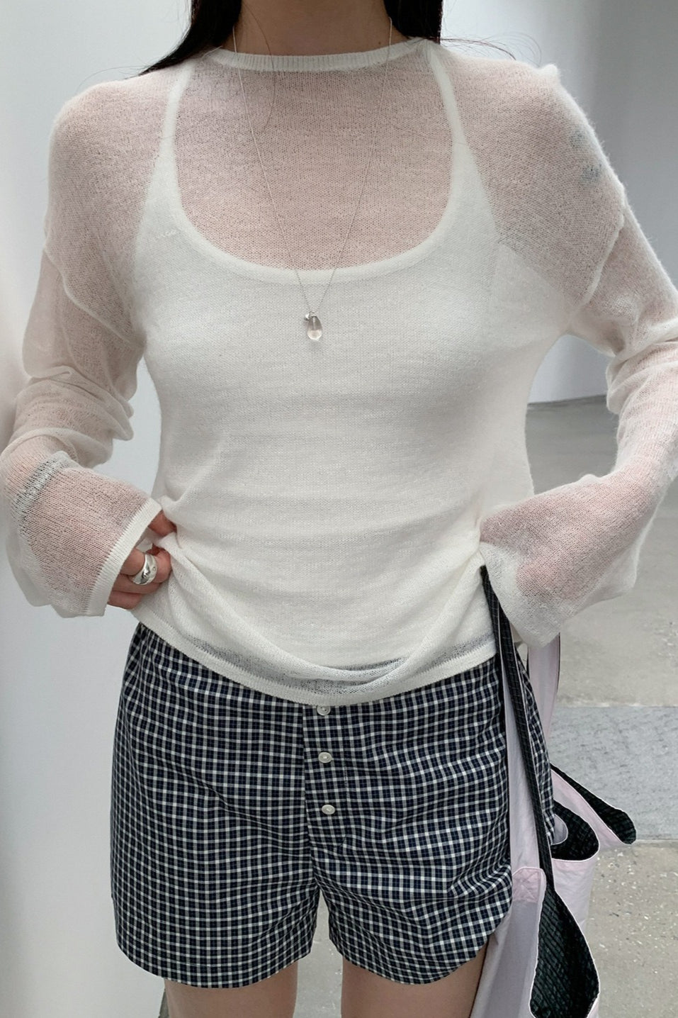 SEE THROUGH SUMMER KNIT 2298