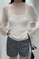 SEE THROUGH SUMMER KNIT 2298